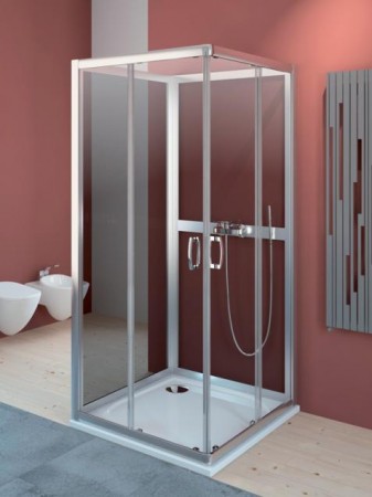 Radaway premium plus c 2s szögletes zuhanykabin hátfallal némedi ...