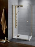 Radaway Almatea KDJ Gold szögletes zuhanykabin